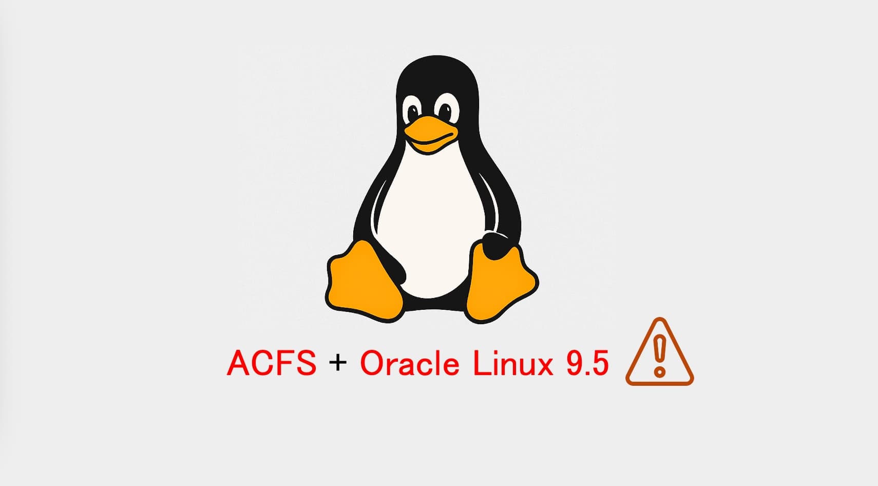 Erro ao criar volume ACFS no Oracle linux 9.5