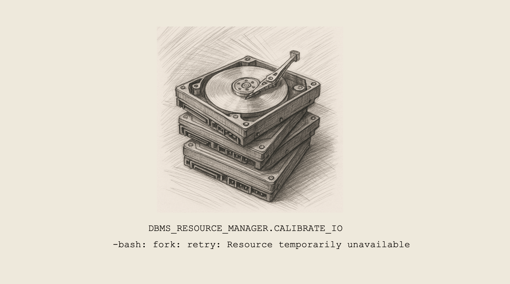 Como resolver o erro bash: fork: retry: Resource temporarily unavailable durante o I O Calibrate